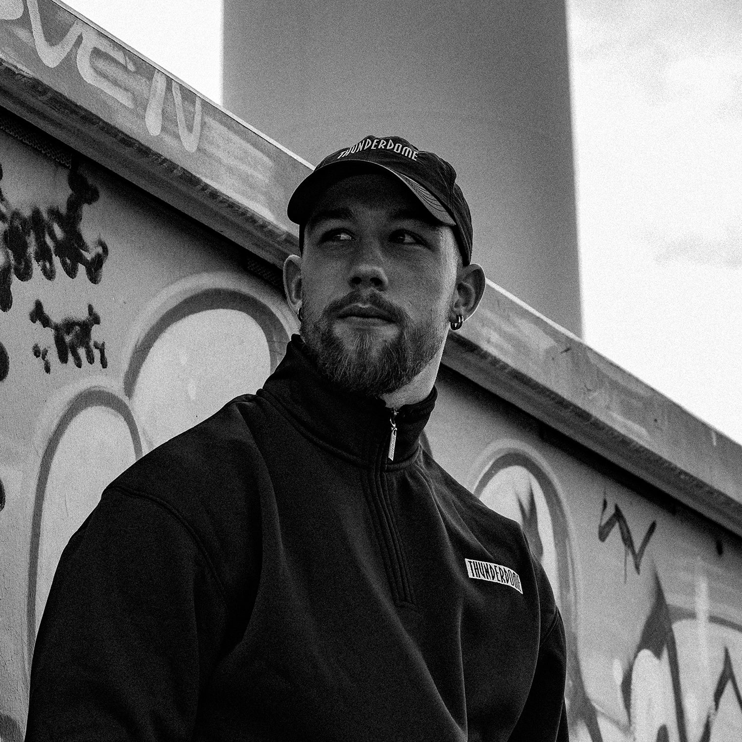 Thunderdome Monochrome Dad cap - Image 3