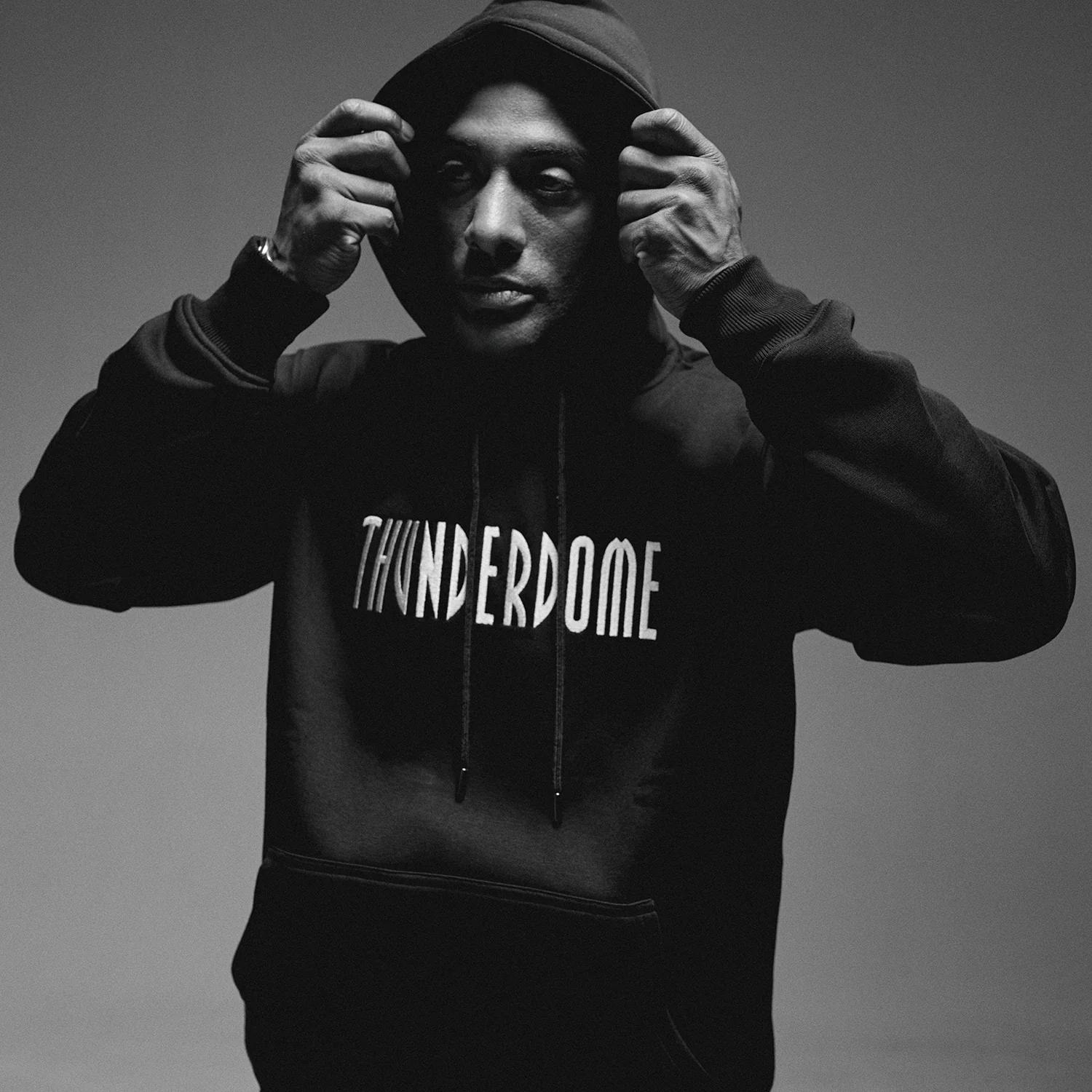 Thunderdome Monochrome Hoodie - Image 5
