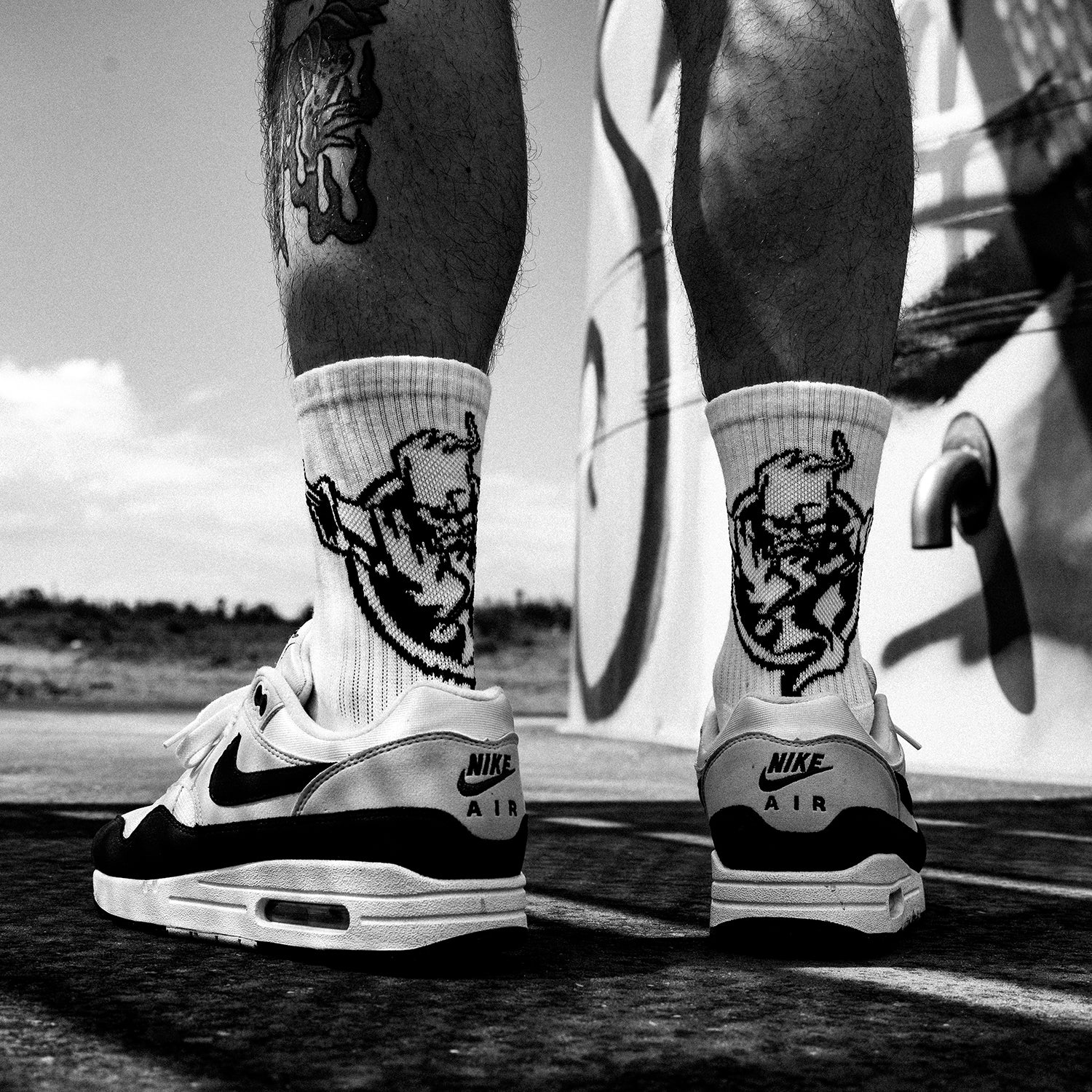 Thunderdome Monochrome Socks 2-pack - Image 4