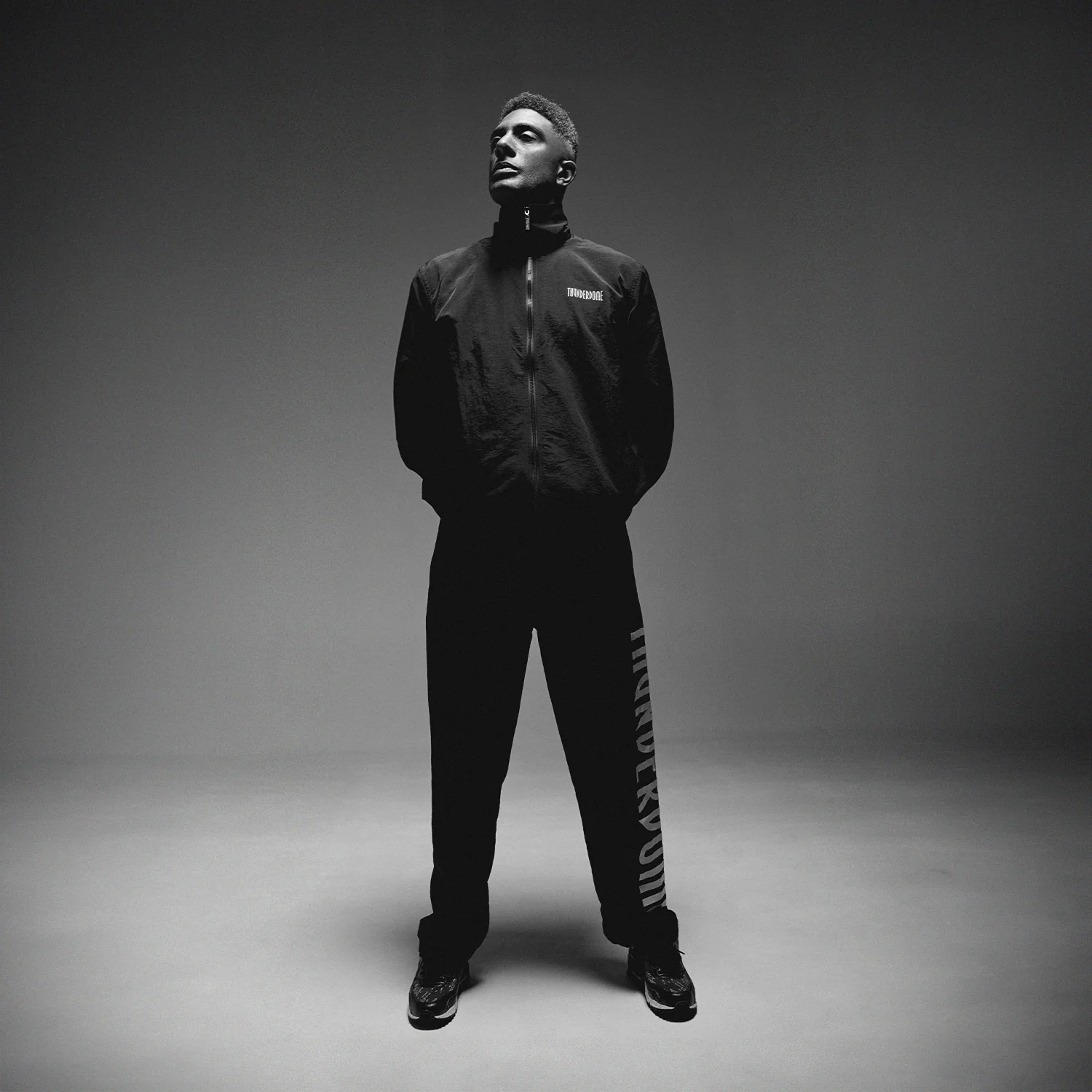 Thunderdome Monochrome Black Track jacket - Image 7