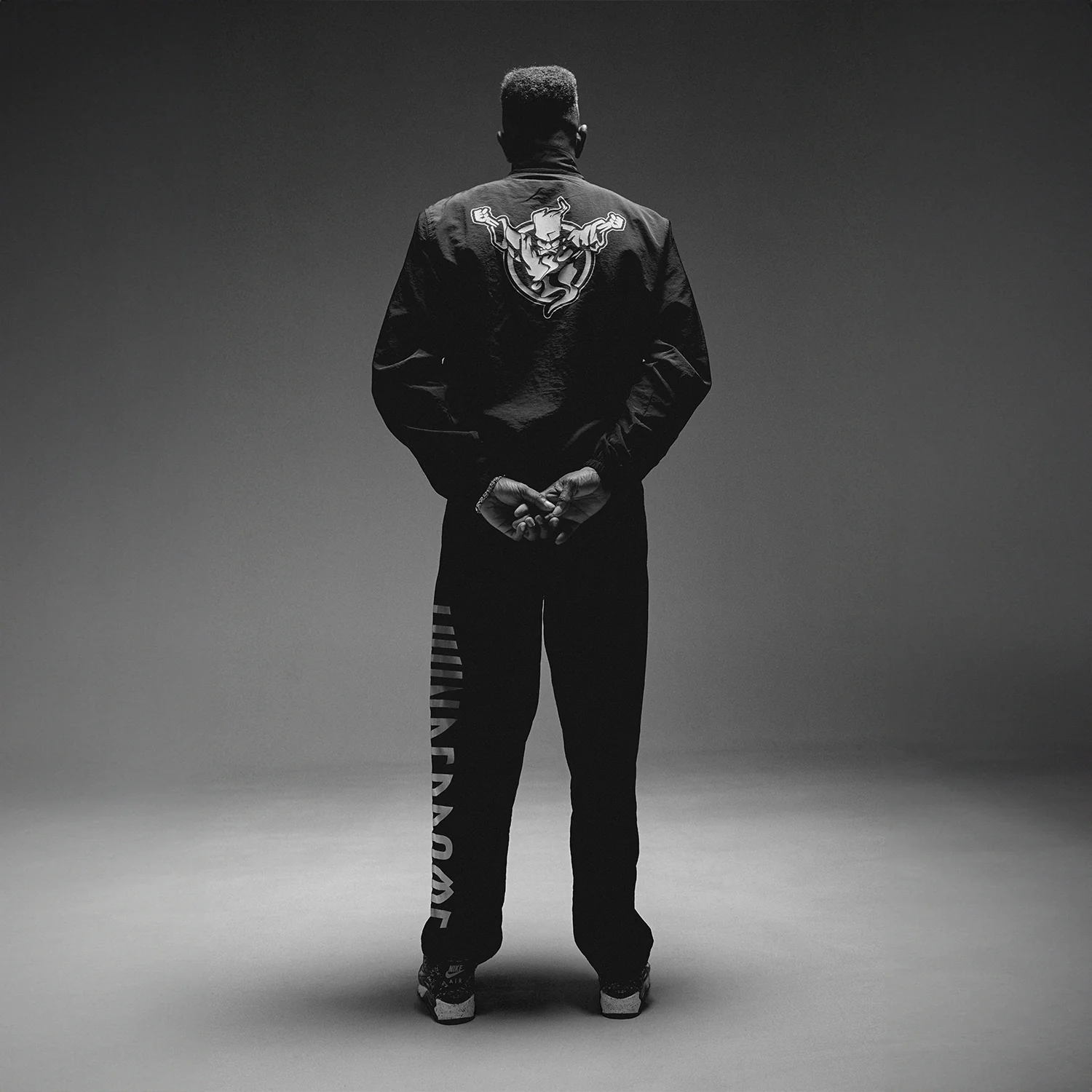 Thunderdome Monochrome Black Track jacket - Image 8