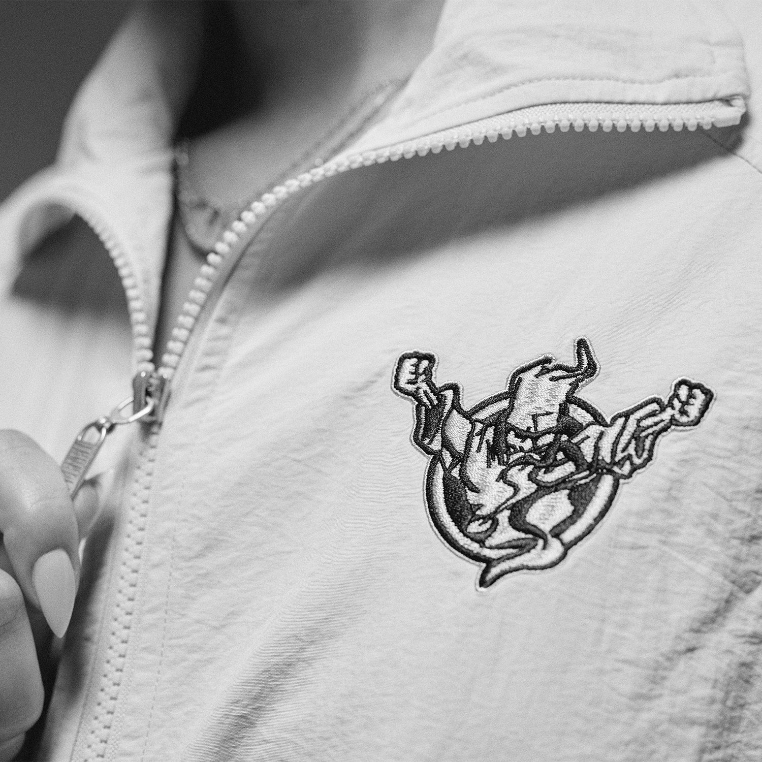 Thunderdome Monochrome Off white Track jacket - Image 11