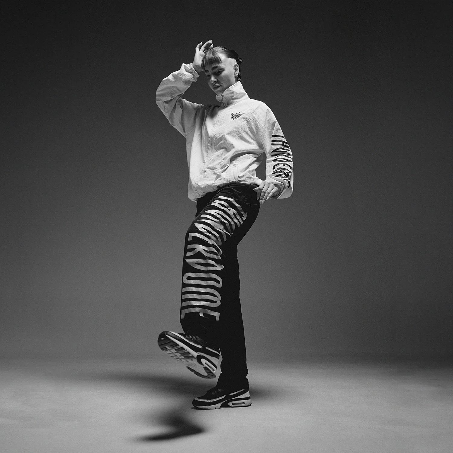 Thunderdome Monochrome Off white Track jacket - Image 13