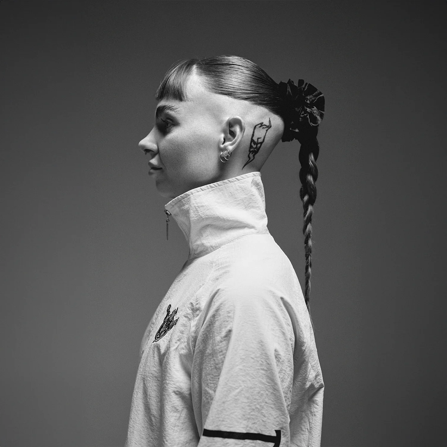 Thunderdome Monochrome Off white Track jacket - Image 3