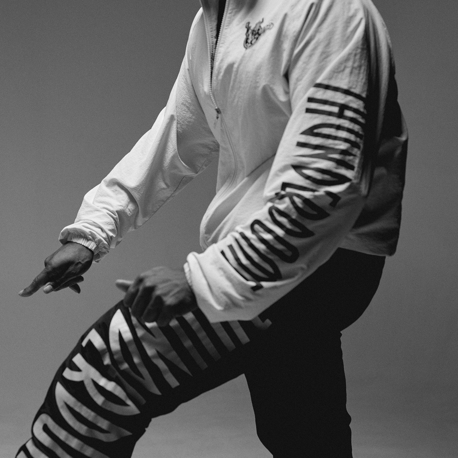 Thunderdome Monochrome Off white Track jacket - Image 5