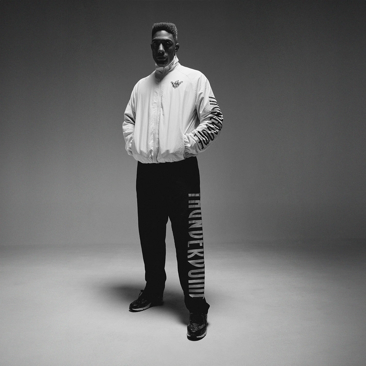 Thunderdome Monochrome Off white Track jacket - Image 9