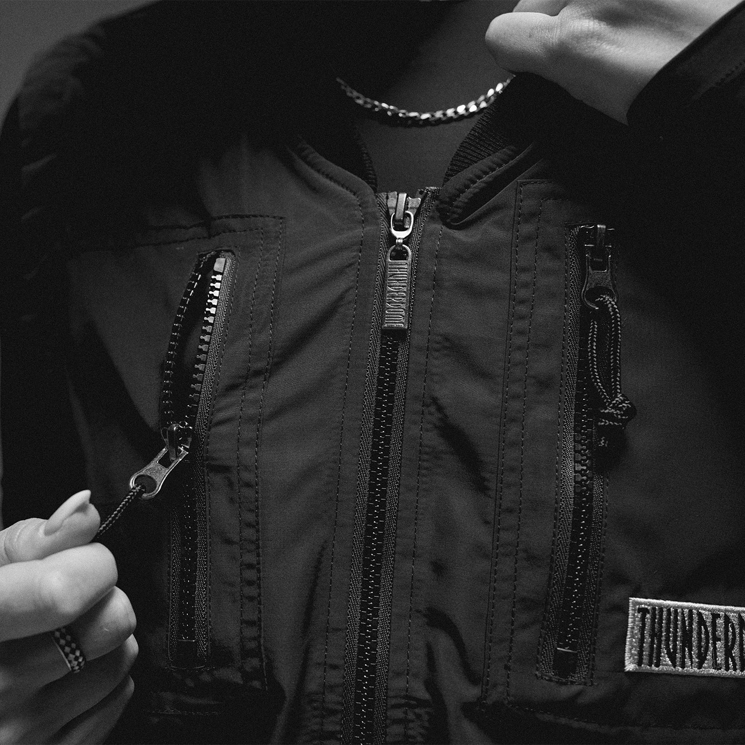 Thunderdome Monochrome Utility jacket - Image 3